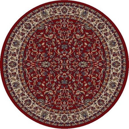 Rlm Distribution 7 ft. 10 in. x 9 ft. 10 in. Jewel Kashan - Red HO2545823